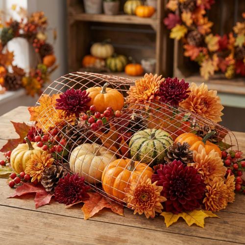 Kobbertrådnett 35 cm x 5 m - Hobbytråd, metallnett, espalier, dekorativt element | Floristik24.no