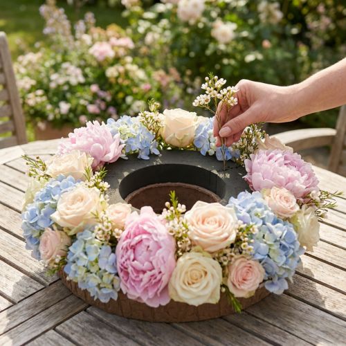 Blomsterskumring med base OASIS® Renewal® Blomsterskum Biolit® 38 cm 2 stk | Floristik24.no