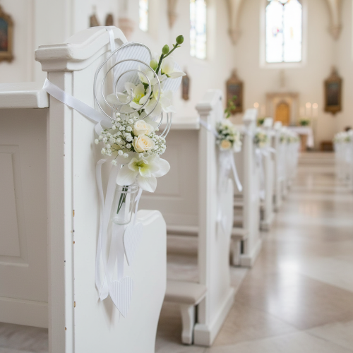 gjenstander Benkhenger med rør og hjerte, 18 cm, 6 stk.