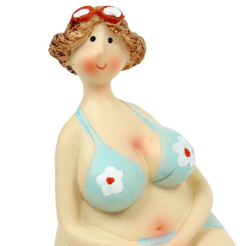 Floristik24 Kvinner med bikini-avføring sommerdekorasjon 15cm 2stk