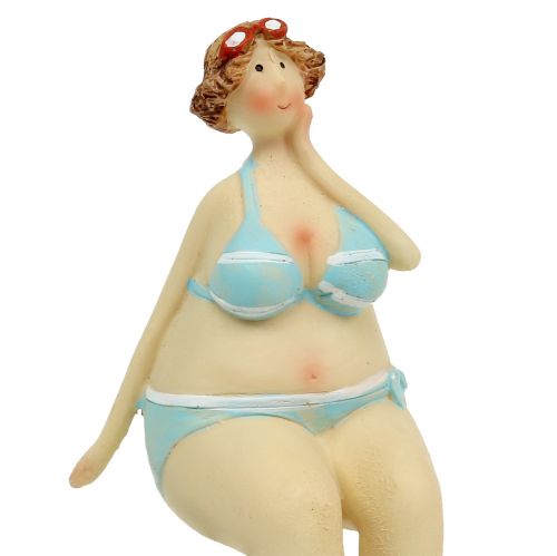Floristik24 Kvinner med bikini-avføring sommerdekorasjon 15cm 2stk