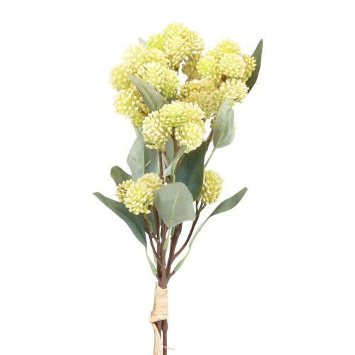 Floristik24 Fat Høne Grønn Sedum Stonecrop Kunstige Blomster 41cm 3stk
