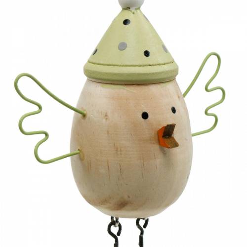 Floristik24 Vårdekorasjon, trefugler, vinterfugl med hatt, tremerke 4stk