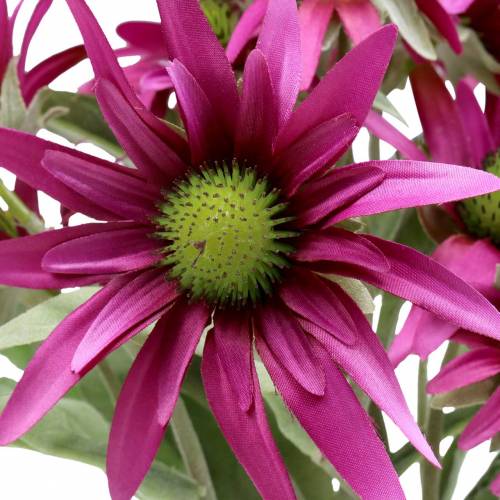 Floristik24 Echinacea blomst kunstlyng 45cm 3stk