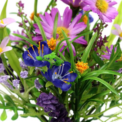 Floristik24 Daisy bukett rosa med lavendel 24cm