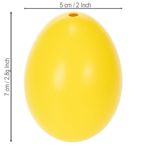 gjenstander Påskeeggdekorasjon, ekte gåseegg for vårlig romdekorasjon, 7 cm, 10 stk.