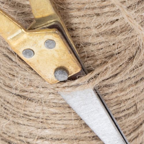 gjenstander Garnsnelle med dekorativ saks Ø6,5 cm H15 cm 2 stk. Vintage stil