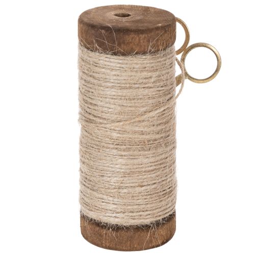 gjenstander Garnsnelle med dekorativ saks Ø6,5 cm H15 cm 2 stk. Vintage stil