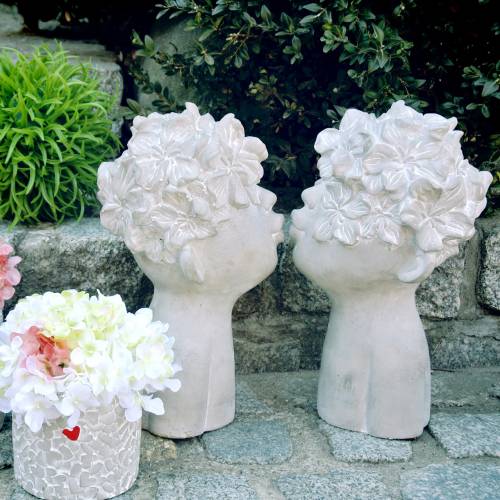 Floristik24 Hagefigur blomsterbarn H20cm