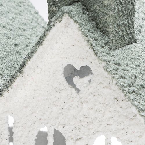 gjenstander Opplyst hus, koselig dekorasjon for en festlig atmosfære i stuen, 80 cm