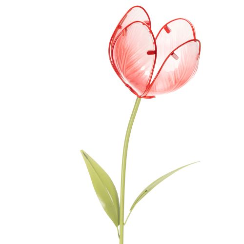 Glass tulipanhagepike - Vakker dekorasjon for hage og balkong, 94 cm