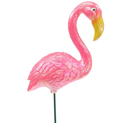 Floristik24 Hageplugg flamingo rosa 15cm