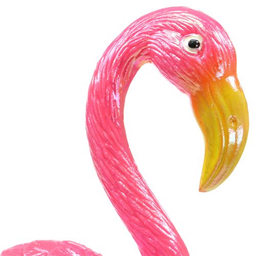 gjenstander Hageplugg flamingo rosa 15cm