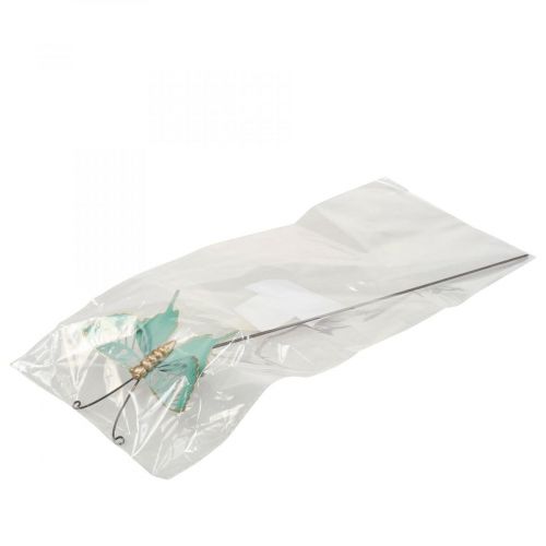 Floristik24 Hage stake metall sommerfugl turkis gull 12×10/46cm