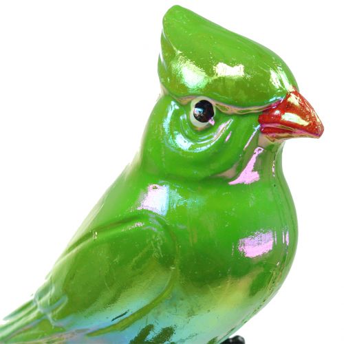 gjenstander Hageplugg papegøye grønn 16cm