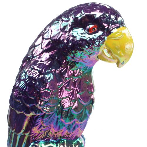 gjenstander Hageplugg papegøye lilla 16cm