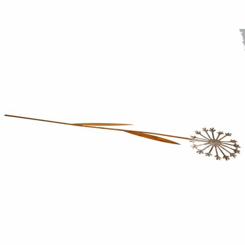 Floristik24 Hageplugg løvetann patina metall Ø18 H88cm