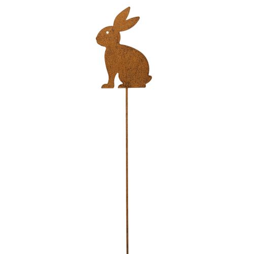 Floristik24 Hage stake rust kanin hage dekorasjon påske dekorasjon 11cm×15cm