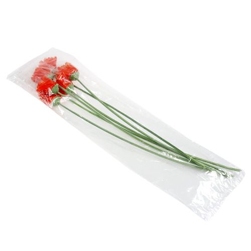 Floristik24 Gerbera Orange Ø10cm L55cm 6stk