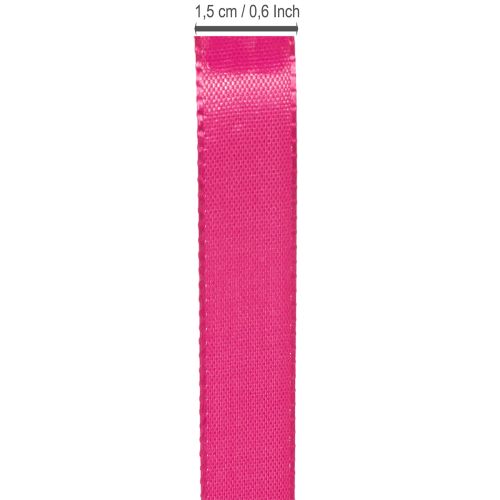 gjenstander Gave- og dekorasjonsbånd 15mm x 50m Rosa