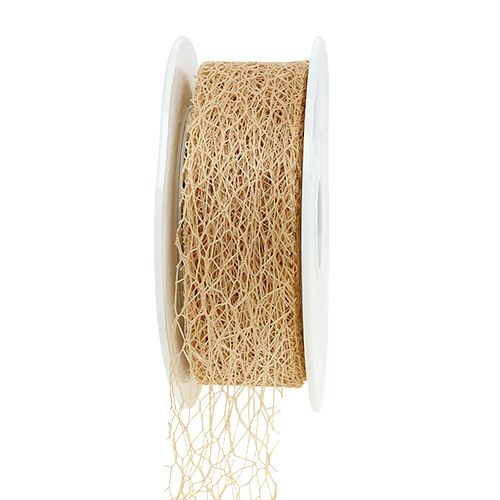 Floristik24 Gavebånd i karamell 3cm 10m