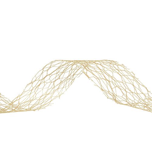 Floristik24 Gavebånd i karamell 3cm 10m