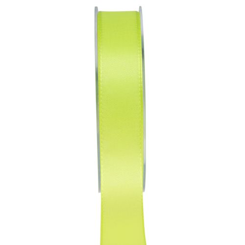 Floristik24 Gavebånd grønt bånd lys grønt 25mm 50m