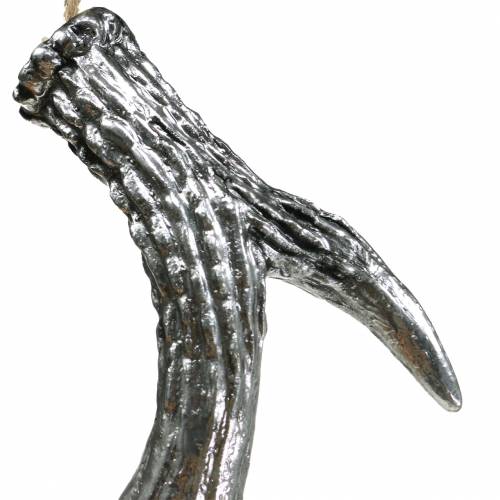 gjenstander Deco hanger gevir sølv-antikk 12cm x 11cm 4stk