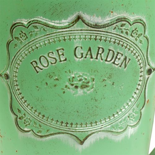 Floristik24 Dekorativ vannkanne antikk utseende grønn Ø19cm H30cm