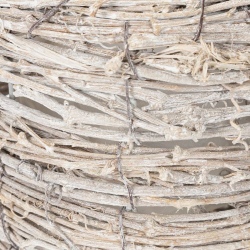 gjenstander Dekorativ vannkanne i et smakfullt vevd design for elegant hjemmeinnredning, 26 cm