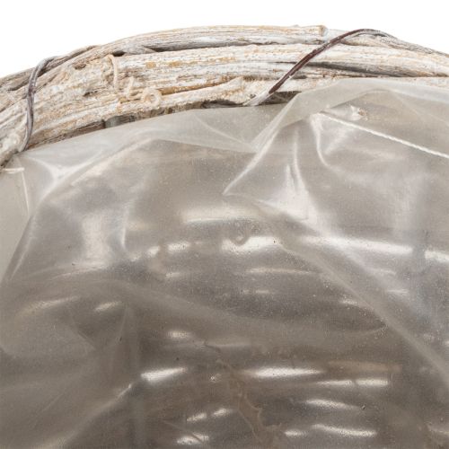 gjenstander Dekorativ vannkanne i et smakfullt vevd design for elegant hjemmeinnredning, 26 cm