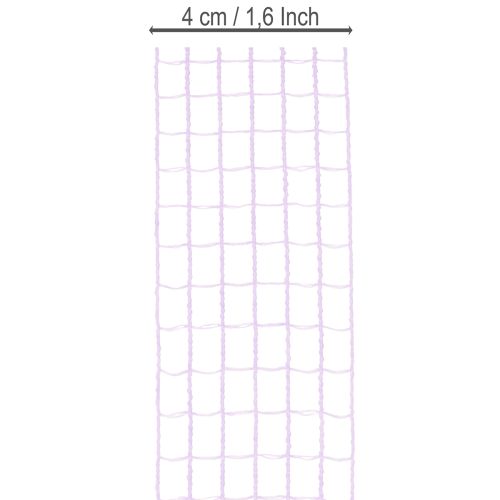 Lilla nettingtape, 4,5 cm bred, dekorativ taperull for kreativt håndverk, 10 m | Floristik24.no