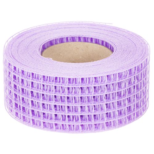 Lilla nettingtape, 4,5 cm bred, dekorativ taperull for kreativt håndverk, 10 m | Floristik24.no