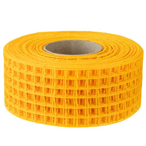 gjenstander Mesh tape 4,5cm x 10m gul