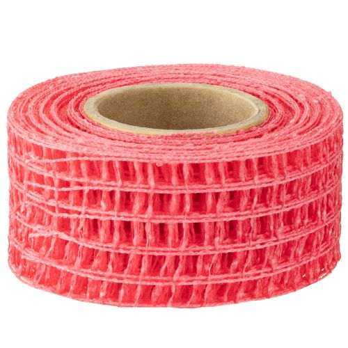gjenstander Mesh tape 4,5cm x 10m rosa