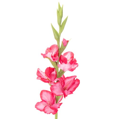 Kunstig gladiolase med dekorative blomster, 88 cm