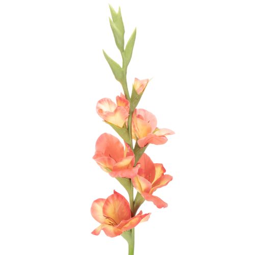 Kunstig gladiolus med mange blomster til en bukett, 88 cm kjøpe | Floristik24.no