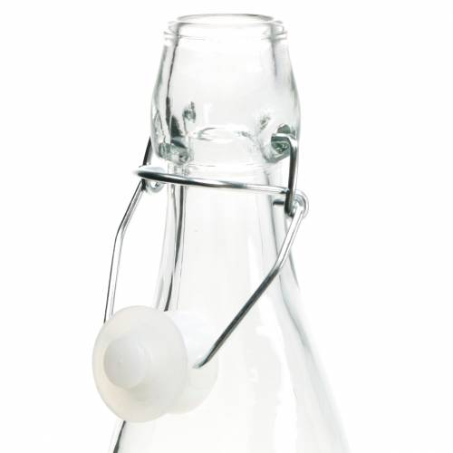 Floristik24 Dekorativ flaske, flip-top-flaske, glassvase til å fylle, lysestake