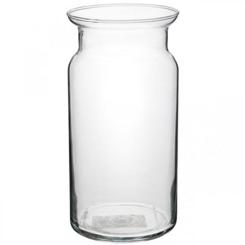 Glassvase Bose blomstervase lanterne glasskrukke klar H20cm