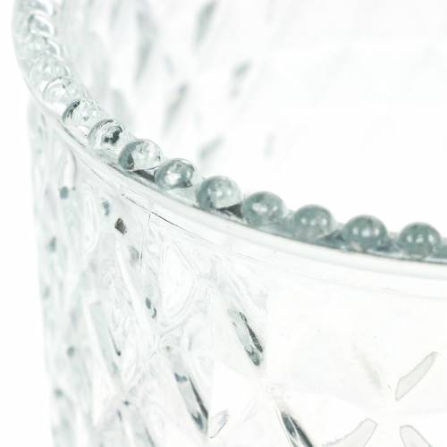 Floristik24 Dekorativ glass diamant glass vase klar blomstervase 2stk