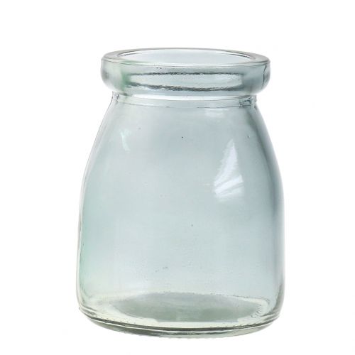 Floristik24 Deco glass Ø6cm H8cm grønn/grå 6stk