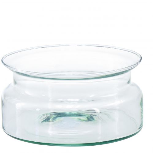 gjenstander Glassskål dekorativ skål glass svømmeskål Ø16cm H8cm