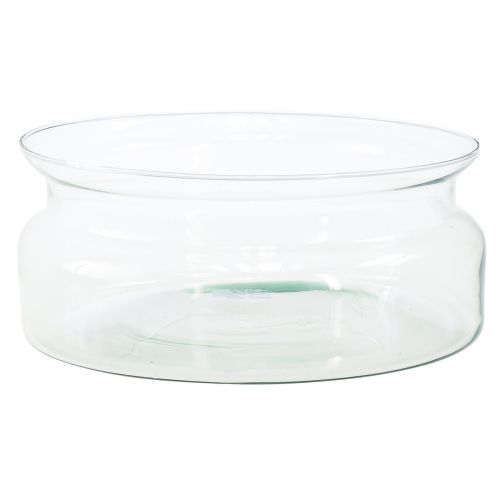 Glassskål svømmeskål dekorativ skål glass Ø24cm H10cm