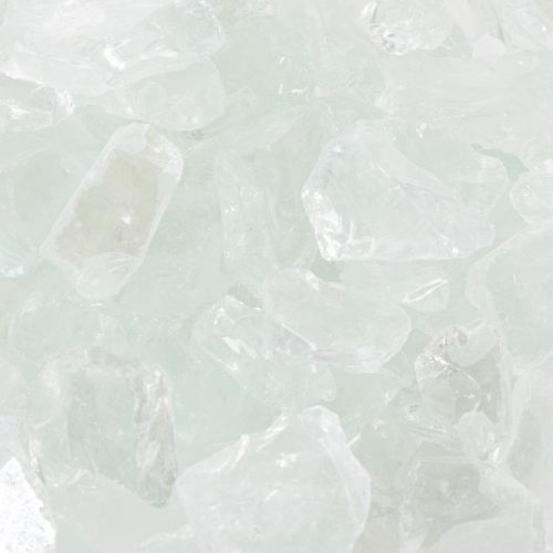 gjenstander Glasssteiner 25mm - 35mm naturlige farger 2kg