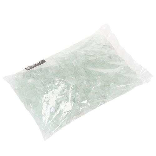 gjenstander Glasssteiner 25mm - 35mm naturlige farger 2kg