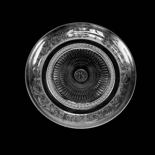 Floristik24 Glassplate antikk Ø14,5cm 6stk