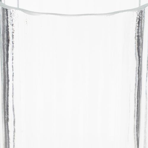 gjenstander Vase med unik stripete struktur, moderne design, 19 cm