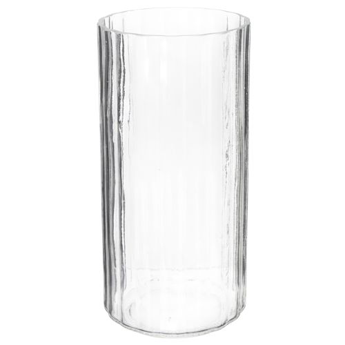 Floristik24 Høykvalitets glassvase for dekorativ oppsats i moderne hjem, 24 cm