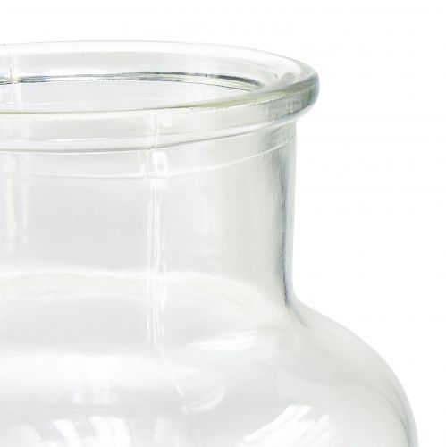 gjenstander Glassvase dekorativ flaske farmasøyt glass retro Ø14cm H25cm