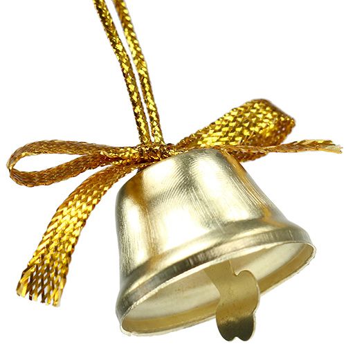 Floristik24 Klokke gull 2,5 cm 12stk